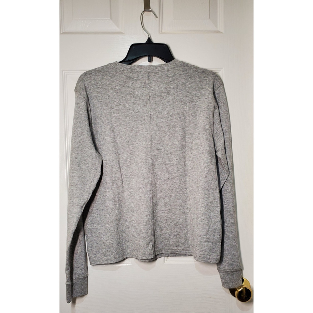 Carhartt Youth Logo Long Sleeve Shirt Gray Loose Fit Kids Size S 4/6 - Picture 10 of 11